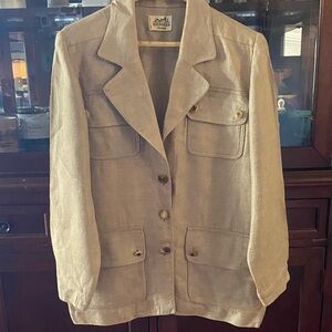 hermes paris Women's Beige Blazer